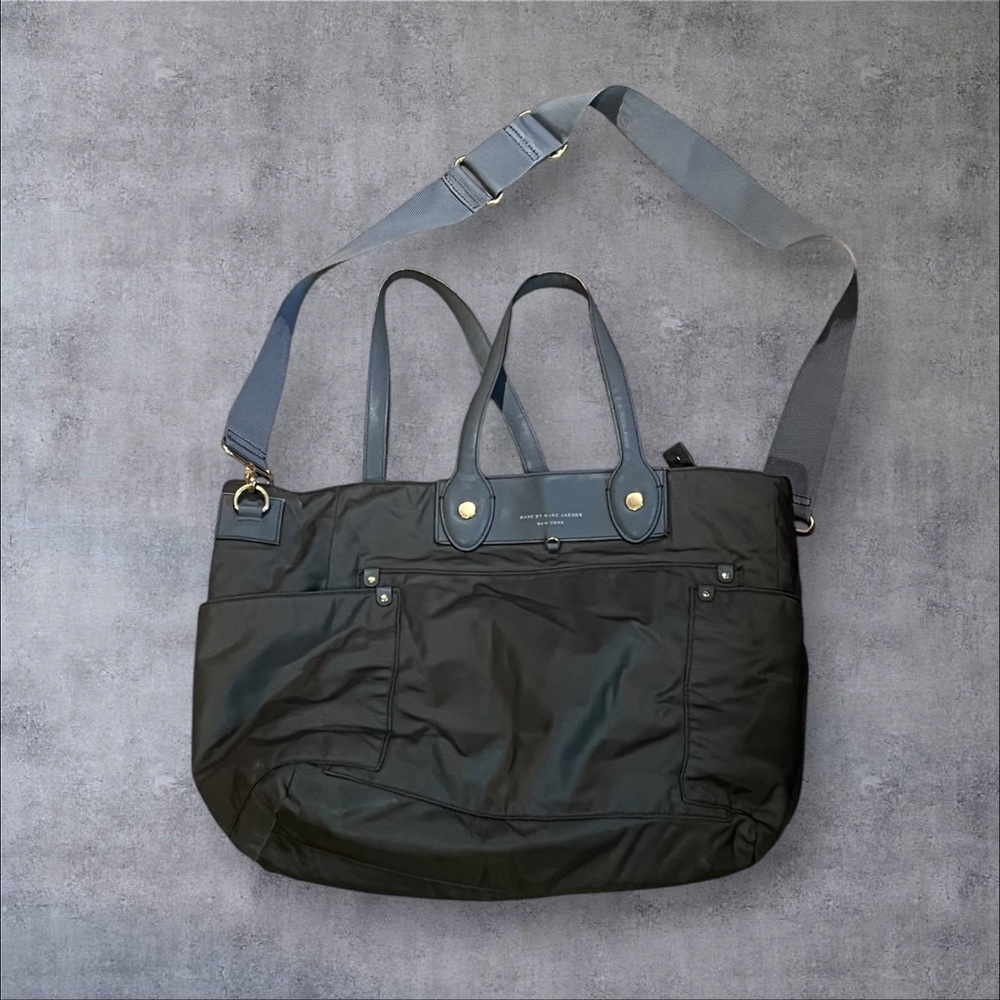 Marc By Marc Jacobs Nylon Green Baby Tote Handbag Bag